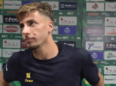 Calcio – Frosinone, Cichella: “Dedico il gol alla mia famiglia. De Rossi il mio idolo”